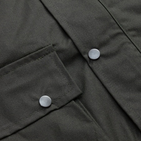 Blainroe of Ireland Padded Wax Jacket Green