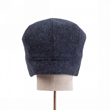 5Картинка Темно-голубая плоская кепка Hanna Hats Vintage Ear Flap