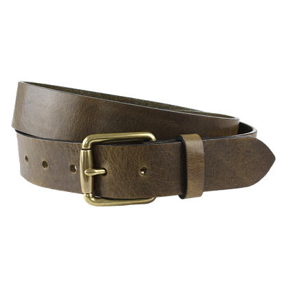 2Картинка British Belt Bradgate Leather Belt Olive