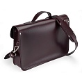 14.5-inch Classic Satchel Marsala Red