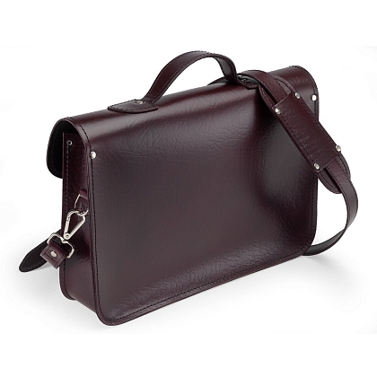 4Картинка 14.5-inch Classic Satchel Marsala Red