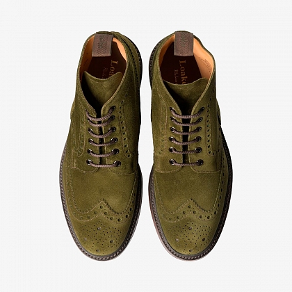 4Картинка Loake Bedale Green Suede