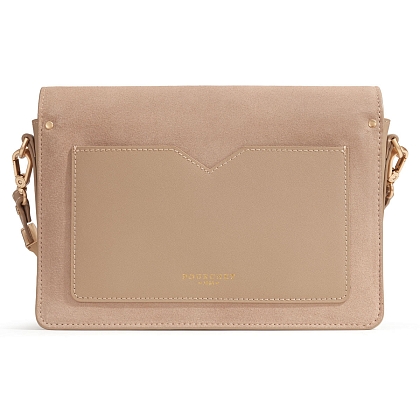 3Картинка Женская сумка Pourchet Anjou Mastic Suede