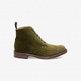 Loake Bedale Green Suede