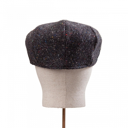5Картинка Темно-серая плоская кепка Hanna Hats Vintage