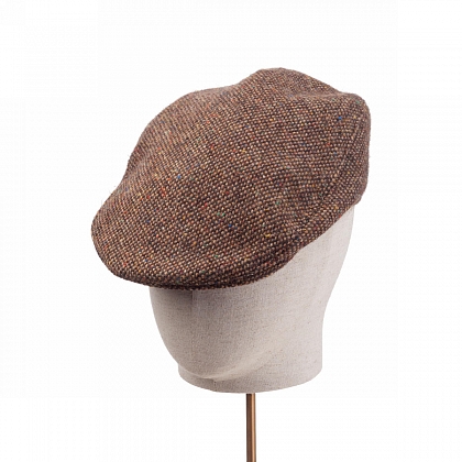 2Картинка Темно-коричневая плоская кепка Hanna Hats Tailor