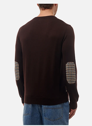 4Картинка Aquscutum Active Club Check Sleeves Brown