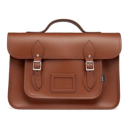 14.5-inch Classic Satchel Chestnut