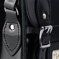 Mini Satchel Patent Pitch Black