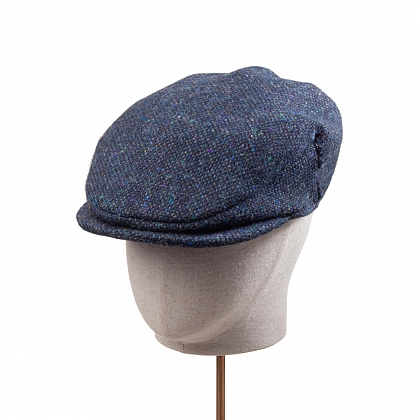 2Картинка Синяя плоская кепка Hanna Hats Vintage