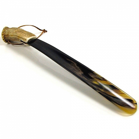 Abbeyhorn Small Stag Antler Handle Horn Shoehorn