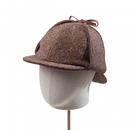 2Картинка Коричневая шляпа-шерлок Hanna Hats Sherlock