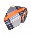 Hawes & Curtis Orange Check Stripe Tie