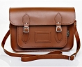 Chestnut Leather Satchel
