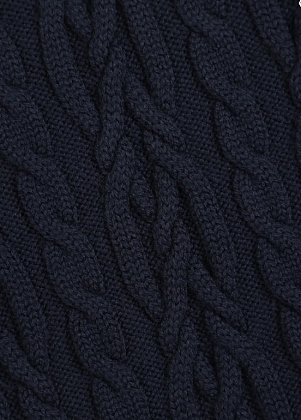 4Картинка Свитер Pond & Miller Cable Stitch Navy