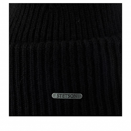 5Картинка Шапка Stetson Beanie Wool Black