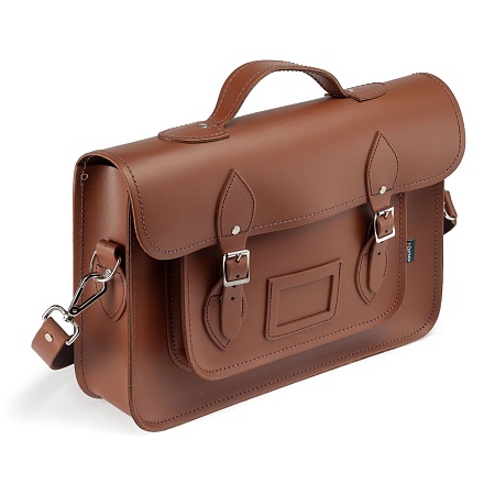 14.5-inch Classic Satchel Chestnut