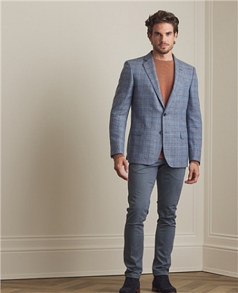 5Картинка Пиджак Magee Liffey Blue Check