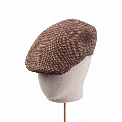2Картинка Темно-коричневая плоская кепка Hanna Hats Touring
