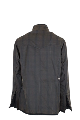 3Картинка Женская вощеная куртка Oxford Blue Tartan Eltham Caledonia