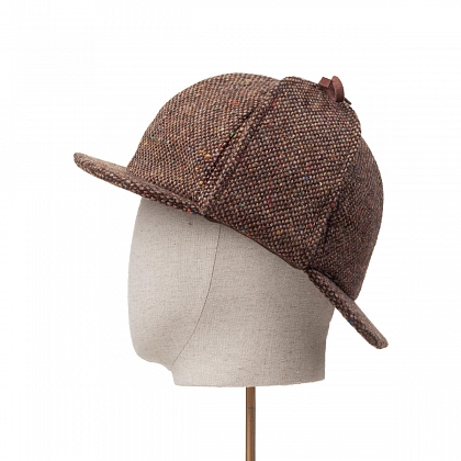 3Картинка Коричневая шляпа-шерлок Hanna Hats Sherlock