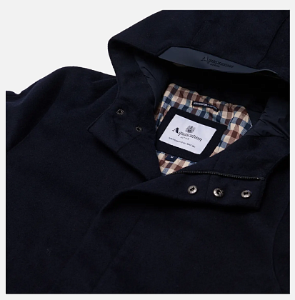 5Картинка Aquascutum Wool Hooded Active Navy