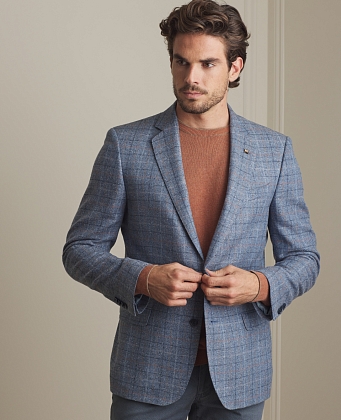 3Картинка Пиджак Magee Liffey Blue Check