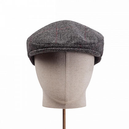 3Картинка Темно-серая плоская кепка Hanna Hats Vintage