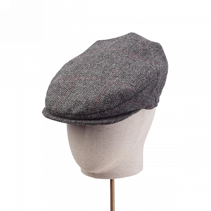 2Картинка Темно-серая плоская кепка Hanna Hats Vintage