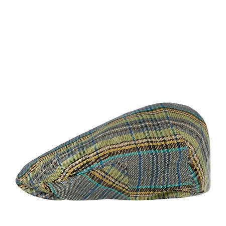 Stetson Driver Cap Linen Blue&Green