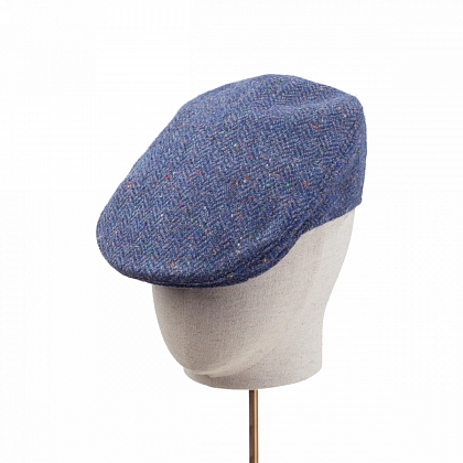 2Картинка Голубая плоская кепка Hanna Hats Tailor