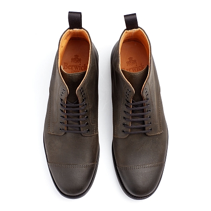 3Картинка Высокие ботинкиBerwick 630 Waxy Soft Hunting Green D 