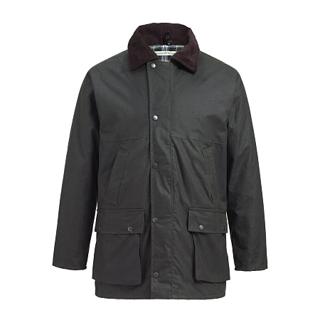 Blainroe of Ireland Padded Wax Jacket Green