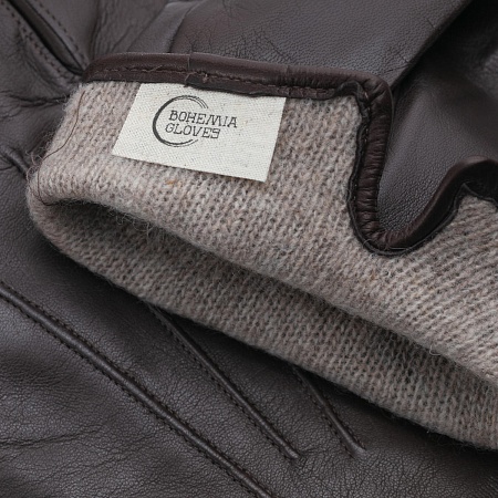 Bohemia Gloves Dark Brown Calf