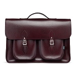 Картинка 17.5-inch Classic Satchel Marsala Red