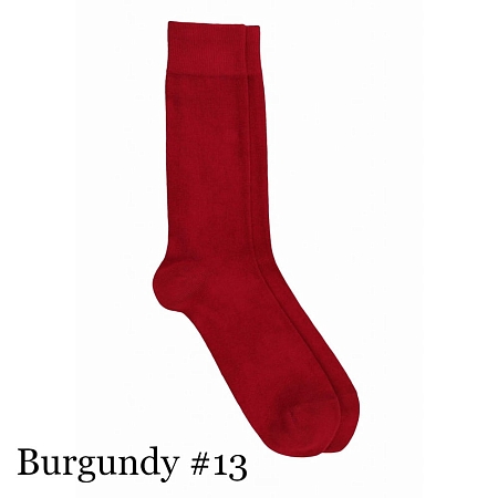Pedemeia Cotton Socks Red Bordo