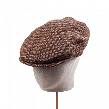 2Картинка Темно-коричневая плоская кепка Hanna Hats Vintage