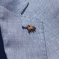 Пиджак Magee Clady Blue Herringbone