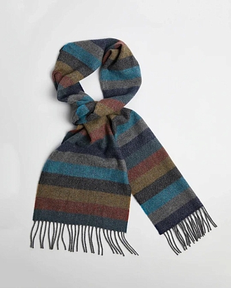 2Картинка Foxford Armada Stripe Lambswool Scarf