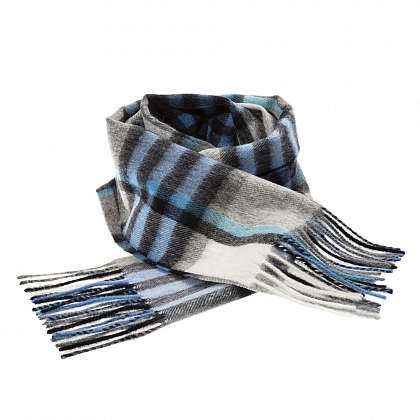 2Картинка Шарф Edinburgh Bright Blue/Grey