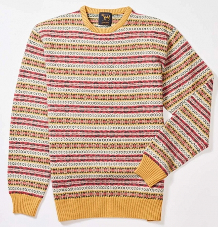 Osborne Lambswool Fair Isle Crew Neck Col2