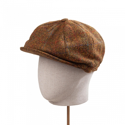 2Картинка Горчичная кепка восьмиклинка Hanna Hats Newsboy