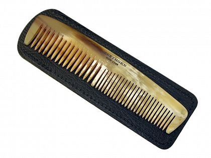 3Картинка Abbeyhorn Cow Horn Double Tooth Comb C11CC