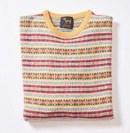 Osborne Lambswool Fair Isle Crew Neck Col2