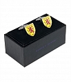 Hawes & Curtis Yellow and Red Scottish Lion Shield Cufflinks