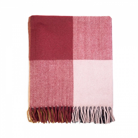 Herritage of Scotland Block Check Herringbone Light Spice