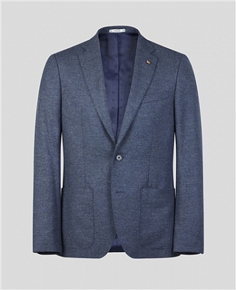 2Картинка Пиджак Magee Finn Tweed Blue Sharkstooth