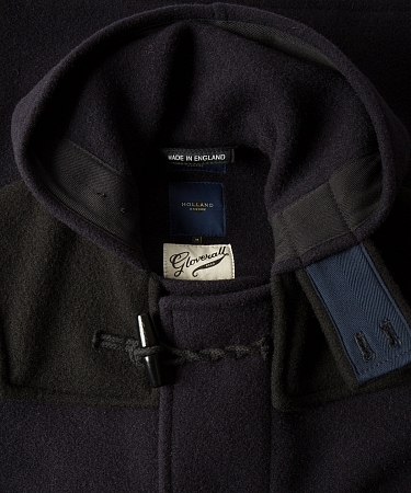 Gloverall Duffle Coat Navy - Классические пальто дафлкот для мужчин