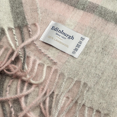 Edinburgh Chequer Tartan Light Pink