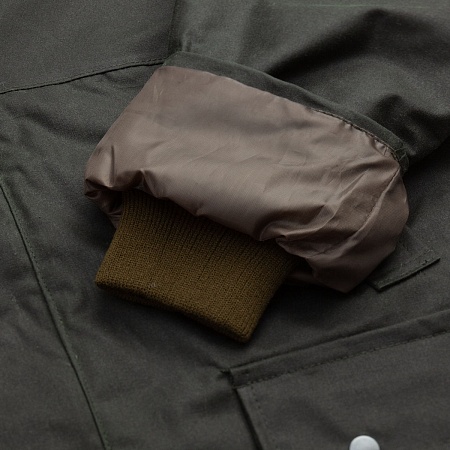 Blainroe of Ireland Padded Wax Jacket Green